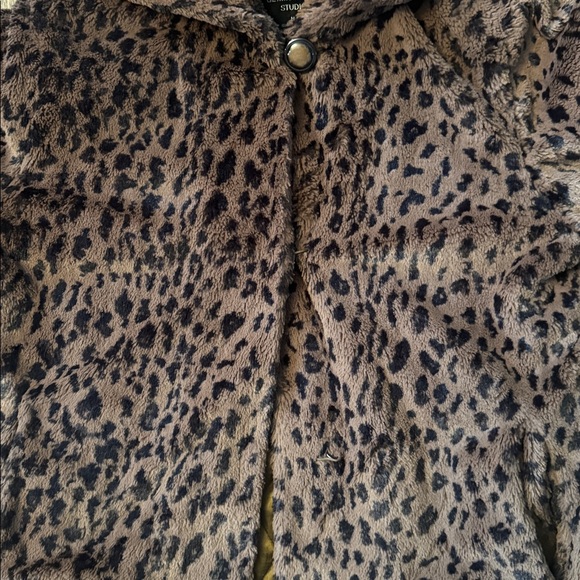 Dennis Basso Brown and Black Puffer Jacket - Picture 10 of 10